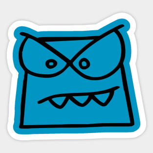 Square heads – Moods 16 Sticker